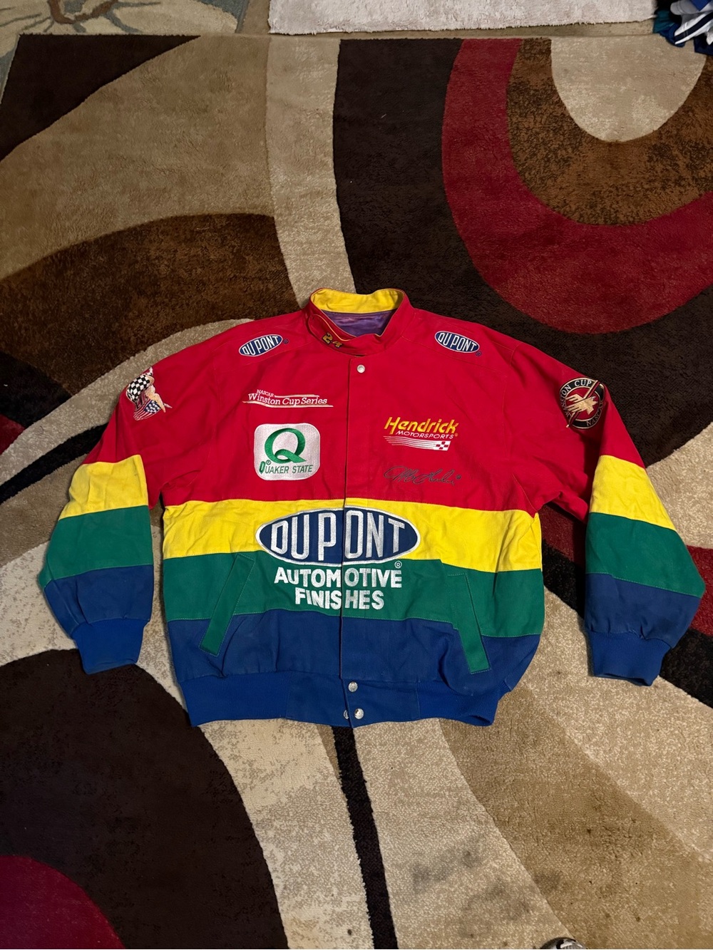 Vintage NASCAR made in USA Jeff Gordon/Jeff Hamilton jacket XL